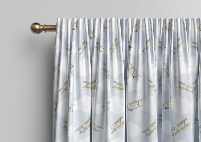 Flying Ace, Golden - Made to Measure Curtains - Image 10